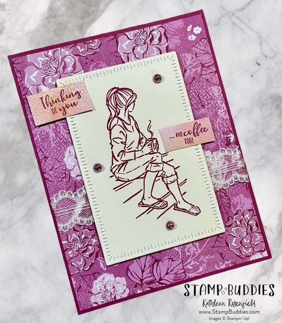 A Coffee with Friends Card